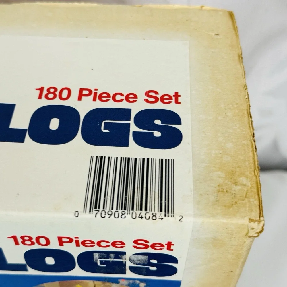 Tootsietoy Frontier Town Logs W/ Cowboy & Indian W/ Horses Lot Lincoln Logs‎